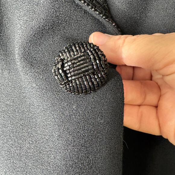 Vintage‎ Nolan Miller Wool bead and sequine dress blazer - Picture 5 of 15